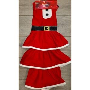 NEW Christmas Mrs Claus Red Kitchen Apron Super Cute